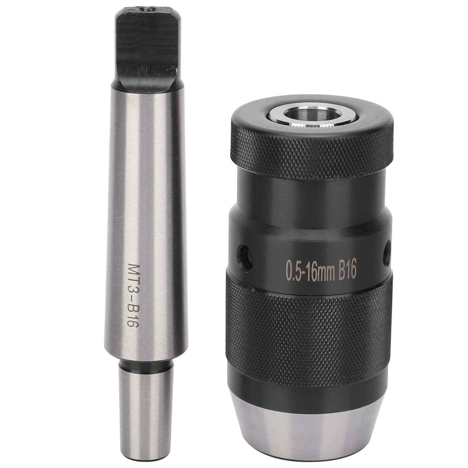 Pour perceuse à colonne MK3-B16 mandrin sans clé 0.5-16mm dispositif de serrage rapide conique morse adapté à la perceuse à colonne, fraiseuse, tour