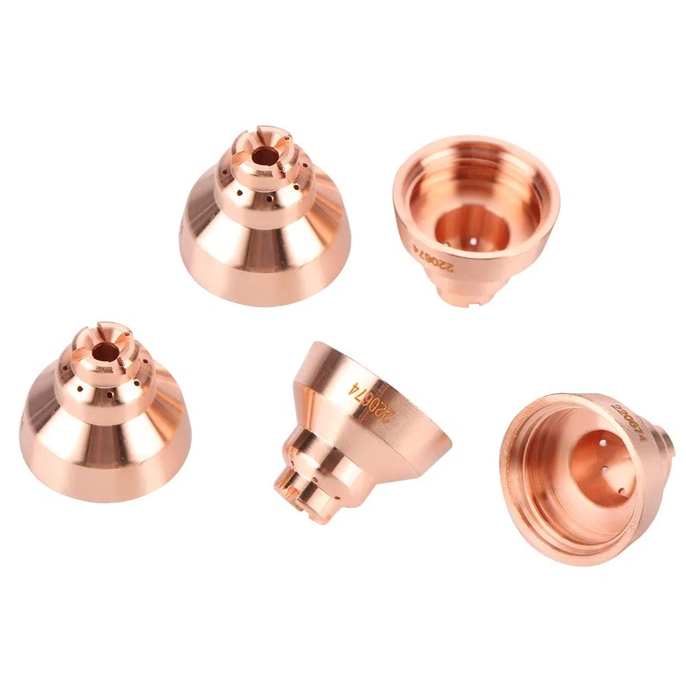 Coupeur de Plasma de 5 Pièces, Capuchon de Tasse de Bouclier de Plasma D'ozgkee pour le Soudeur de Torche de Consommables de Chalumeau de Coupe de 220674