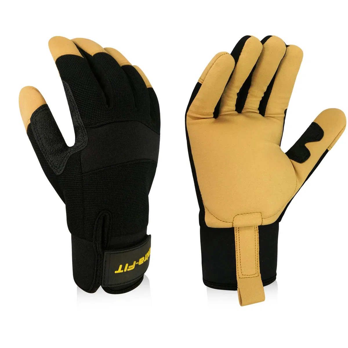 Gants de protection contre les vibrations ISO10819 EN388 - Gants de sécurité anti-vibrations - Gants de sécurité résistants aux chocs - Gants de mécanicien anti-vibrations - Gants de travail