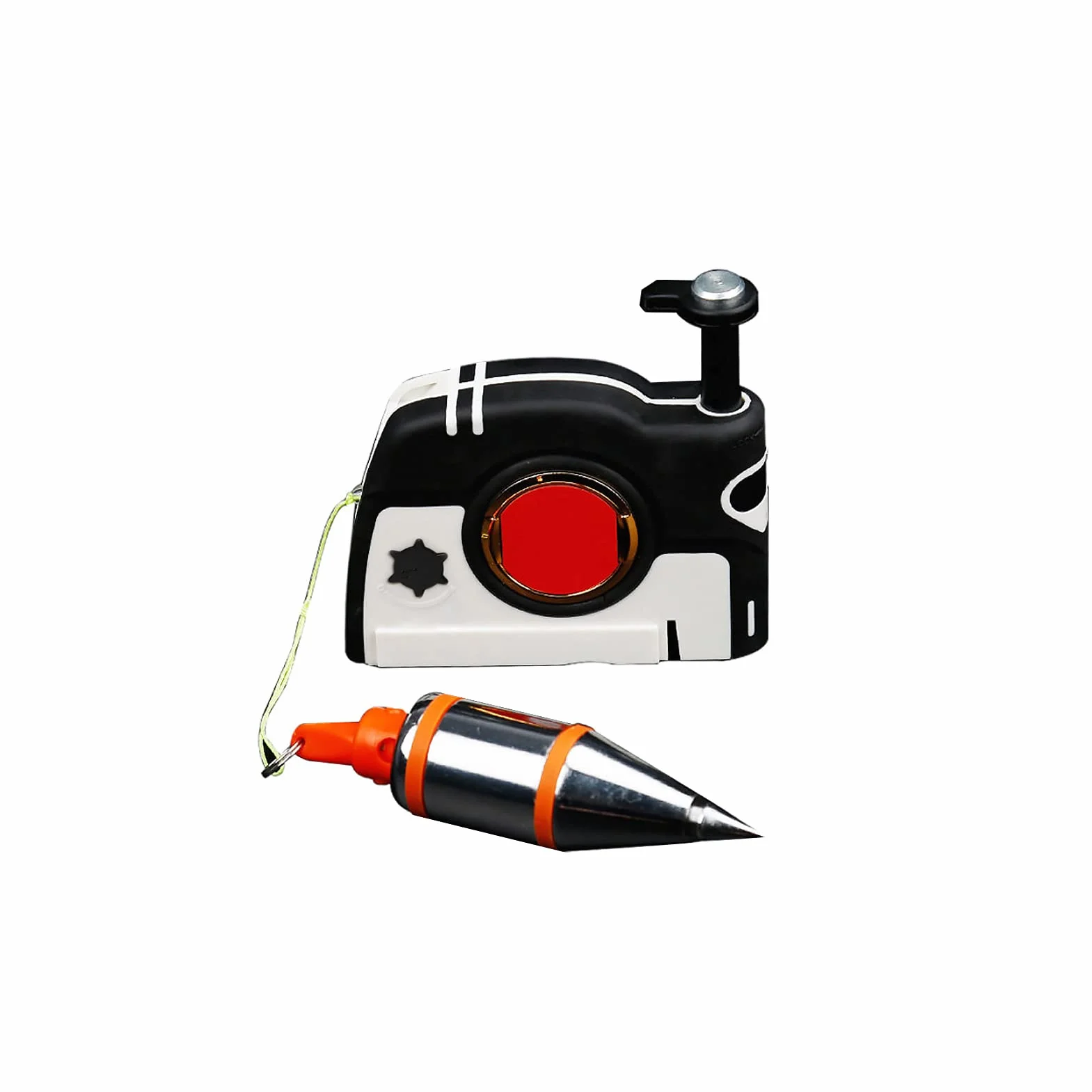 Fil à Plomb Magnétique, 310g Plumb-Rite Bobs à Plomb Magnétiques Avec Cordon à Rappel Automatique De 4,5m, Plumb Bob Setter Outil De Mesure Vertical Pour La D'industrie De Construction
