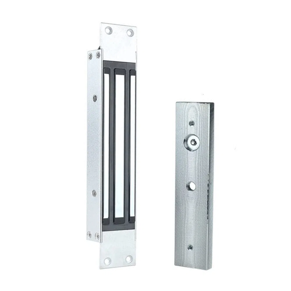 180KG/350lbs Serrure magnétique électrique DC12V Installation intégrée Serrure électromagnétique étanche NC Fail Safe pour système de contrôle d'accès Porte en bois/métal/verre