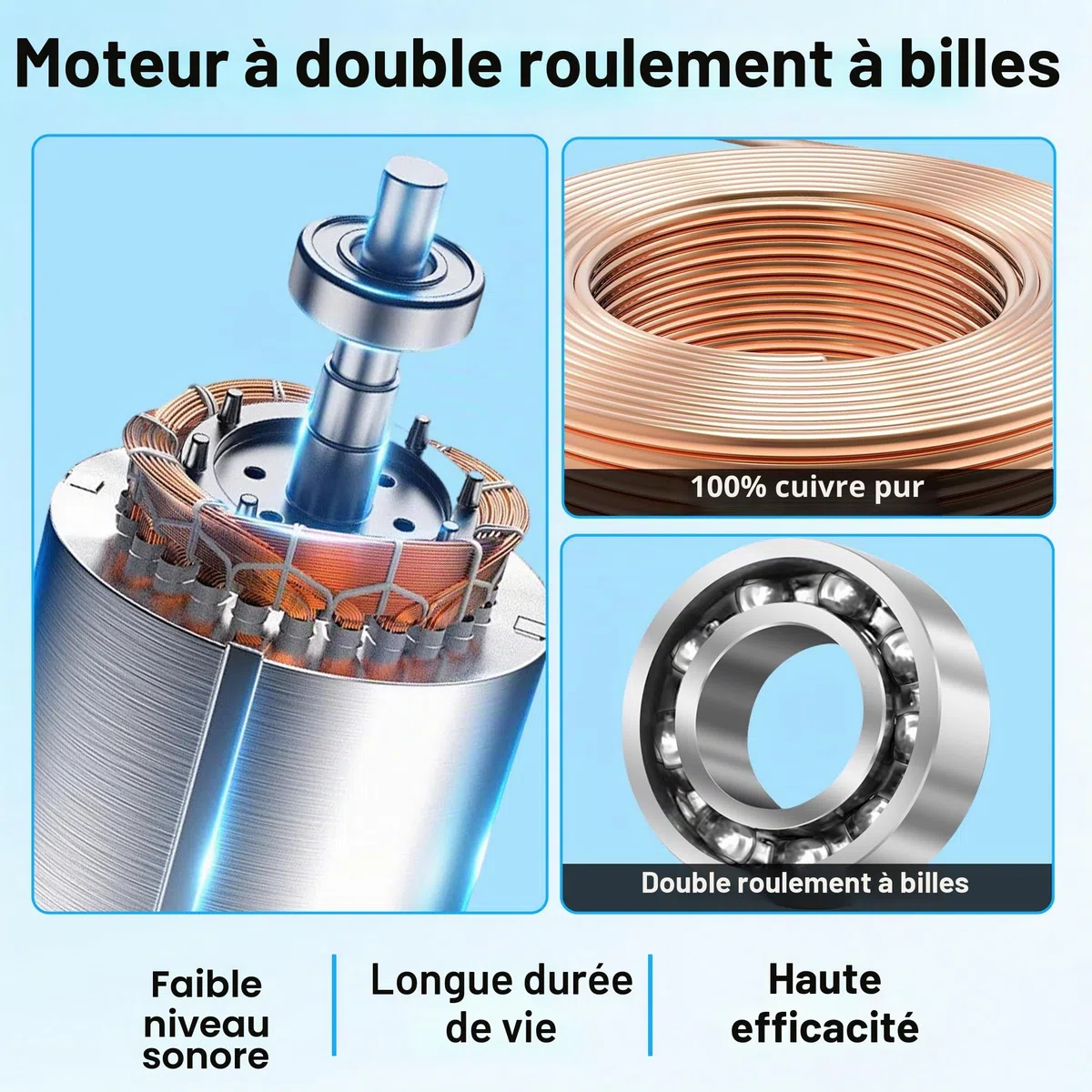 Aygrochy Ventilateur Extracteur d'Air 100mm Silencieux, VMC Salle de Bain avec Clapet Anti-Retour, Prise UE, Économe en Énergie, Pour Salle de Bain, Cuisine, Bureau, WC, Garage