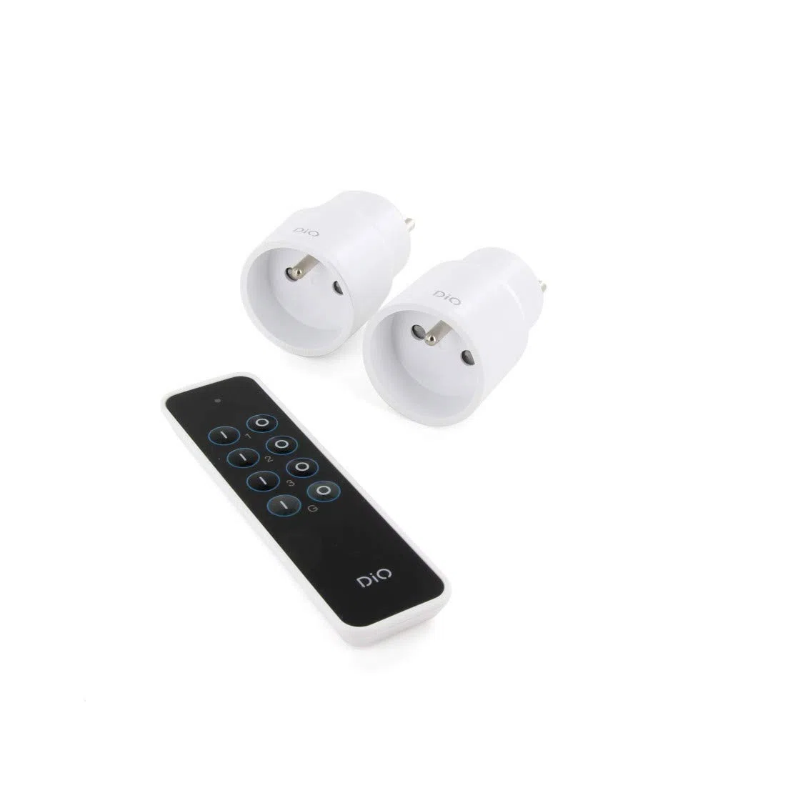 DiO Connected Home 2 Prises on/Off + télécommande
