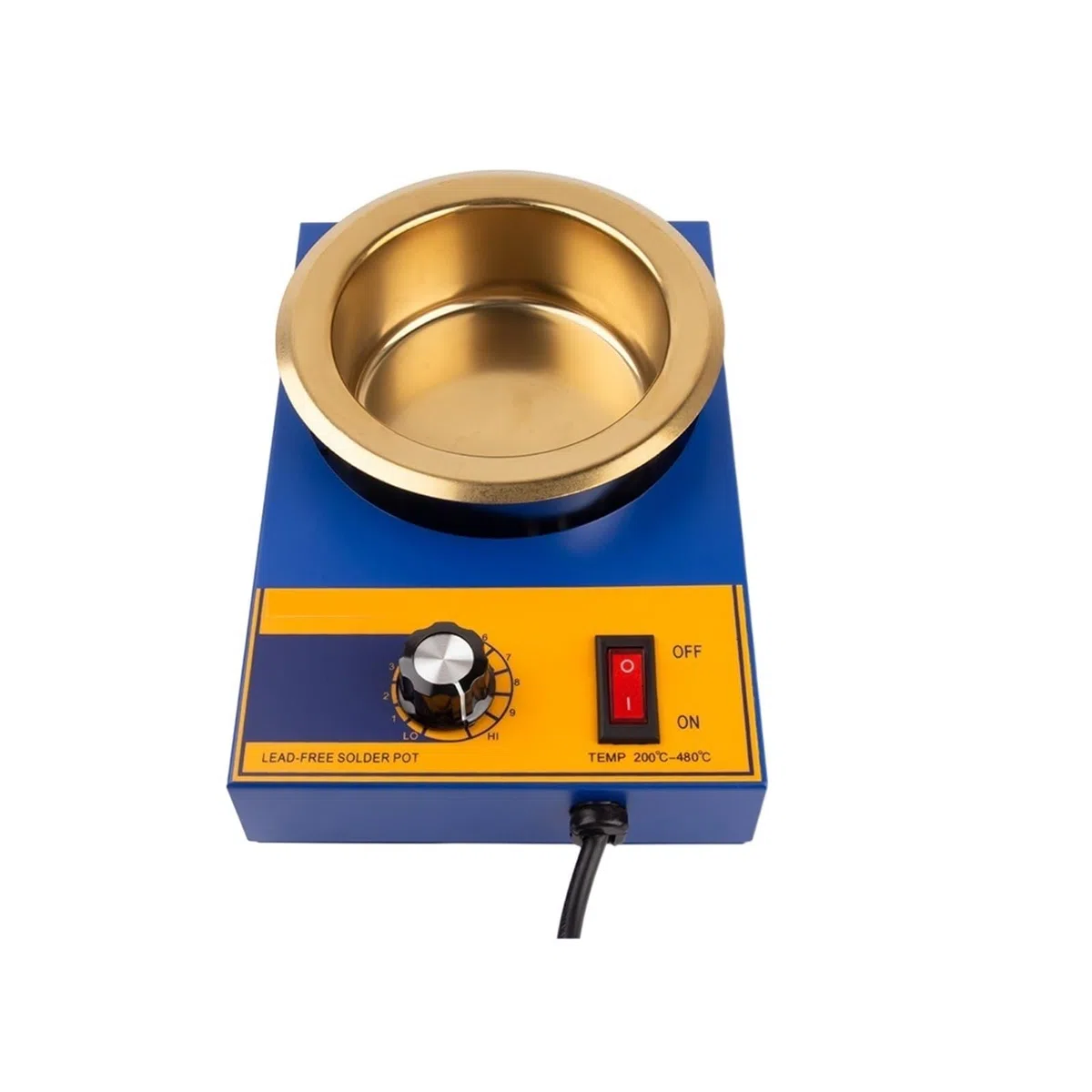 PPot de Soudure, Pot à souder 300W, four de d'étain, thermorégulation, bain à dessouder, 100/80/50/38mm, 200~450 Centigrades pour Faire Fondre le Métal(MT-C)