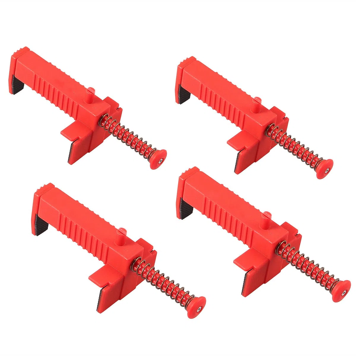 Lot de 4 pinces pour revêtements de brique, tiroir, truelle de maçonnerie, outil de fixation pour bâtiment, construction de bâtiments, extracteur de fil de brique, rouge