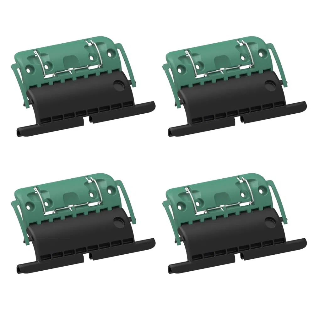 Ensemble de 4 attaches verrou ZF Clicksur H875D pour tablier de volet roulant - Fixation sécurisée pour volets roulants - Verrou automatique 1 maillon - Attache clipsable de sécurité anti-effraction
