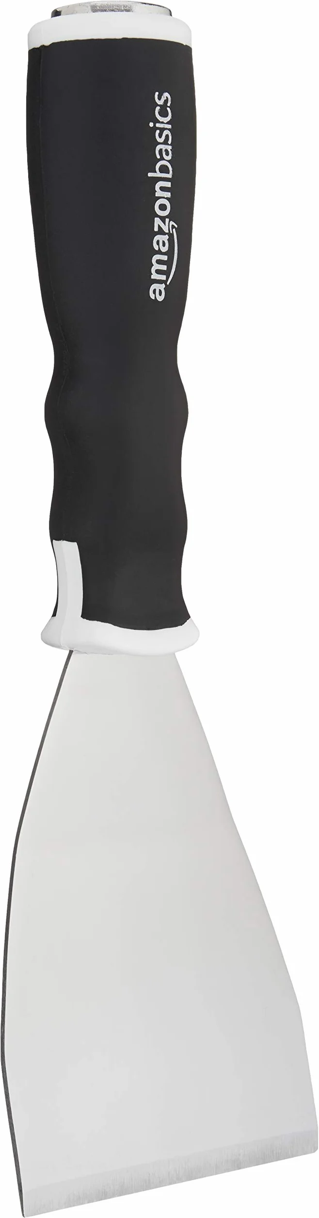 Amazon Basics Grattoir solide à lame courbée, prise souple avec emplacement pour tige de rallonge et embout de frappe, 7.62 cm