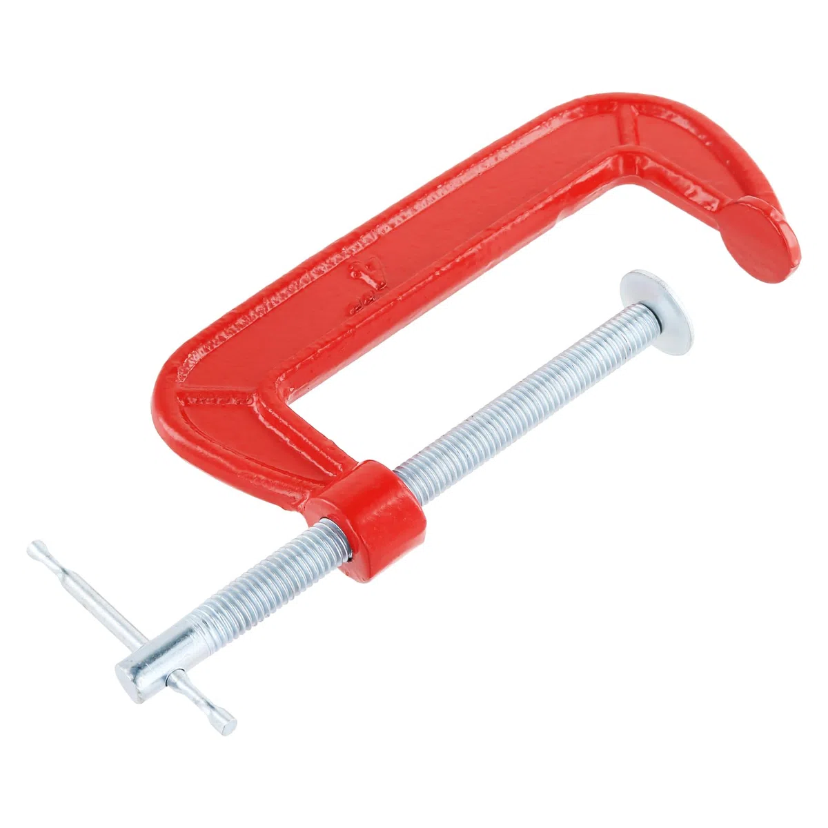 JAPCHET Lot de 4 colliers de serrage en C rouges de 100 mm pour assemblage, fixation