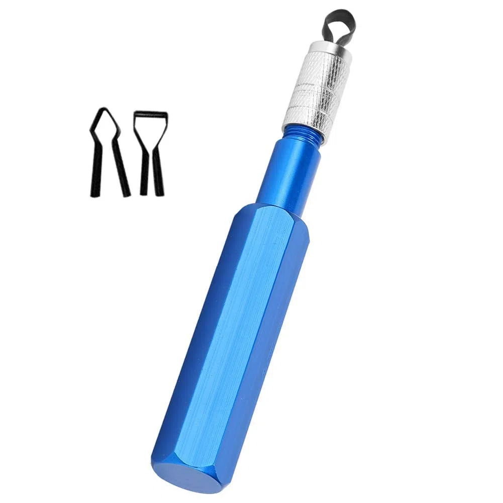 Outil de rainurage de sol en PVC, gouge à rainurer avec manche en bois de hêtre, lame de haute précision, résistante aux chocs, comprend des lames de rechange, pour