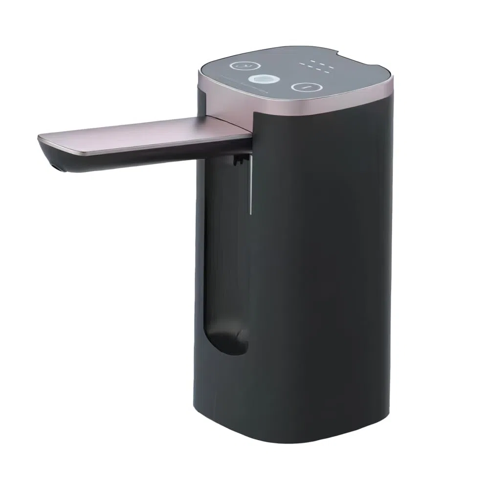 Distributeur Bouteilles d'eau, Pompe à Eau Pliable USB, 3 Vitesses, Robinet Bouteilles avec écran Tactile LED pour la Maison Cuisine Salon Bureau et Camping
