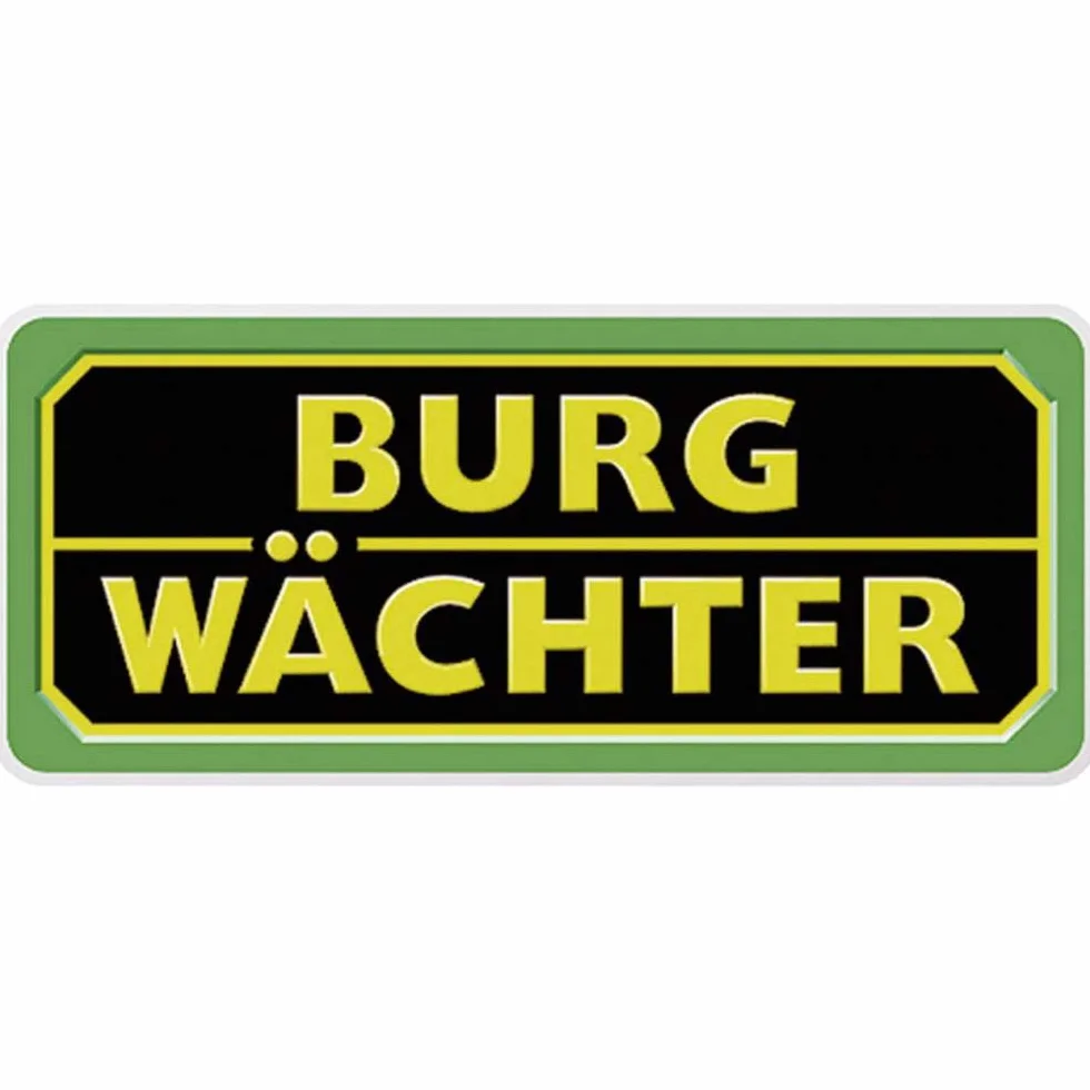 BURG-WÄCHTER, Chaîne Carrée Antivol à Clés, 90 cm, 4 Clés incluses, 580 90 BLACK, Noir