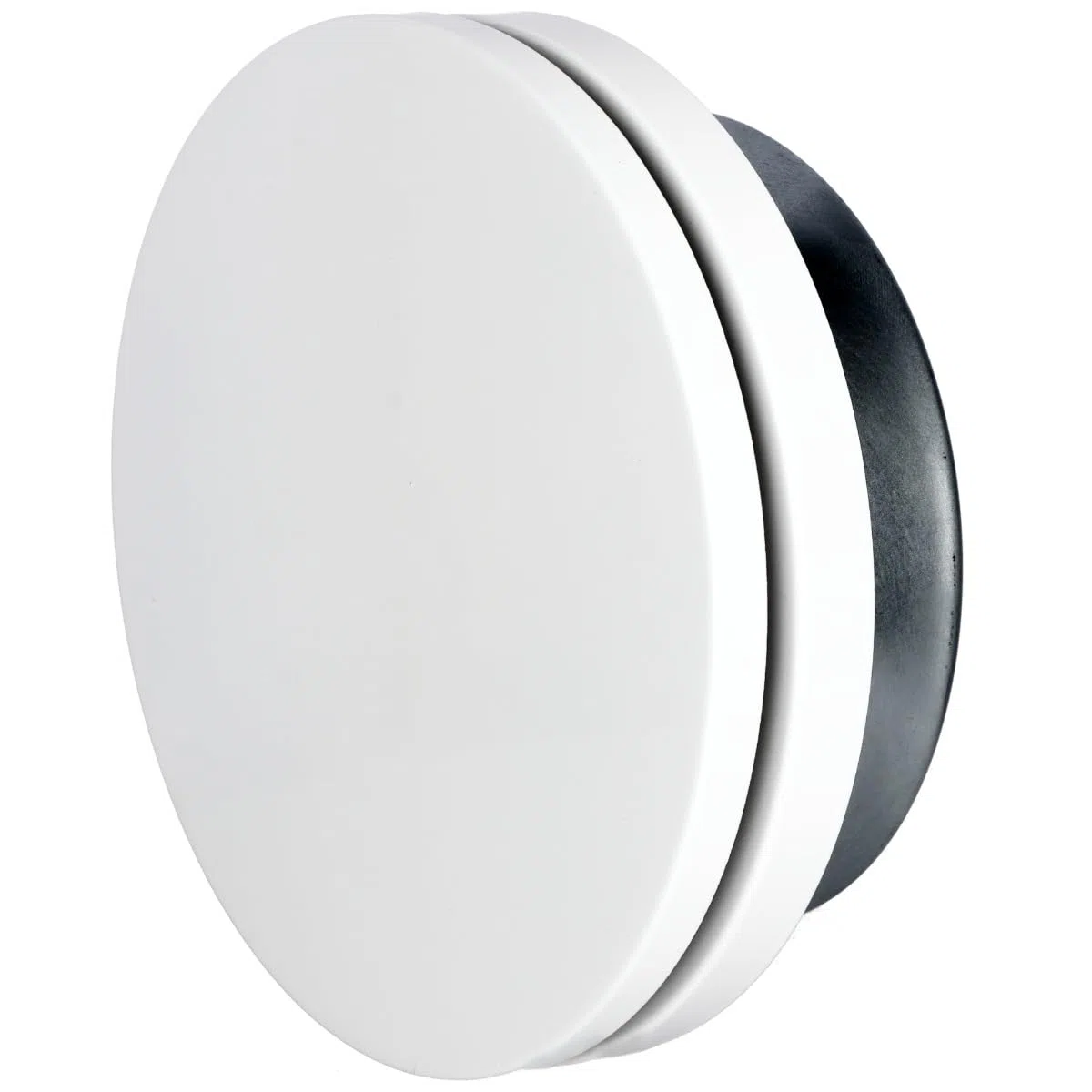 Ø80 Ø100 Ø125 Ø160 mm – DOMUX Bouche VMC 2 en 1 Extraction et Insufflation Design Premium – Acier Blanc Laqué Réglable Silencieux – Salon Chambre Bureau – Garantie 5 Ans – Ø125 mm