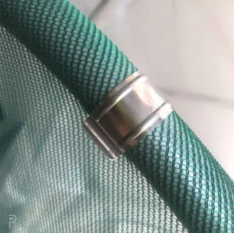 Clips de Fixation Ronds en INOX, Diamètre 25 mm, Lot de 25