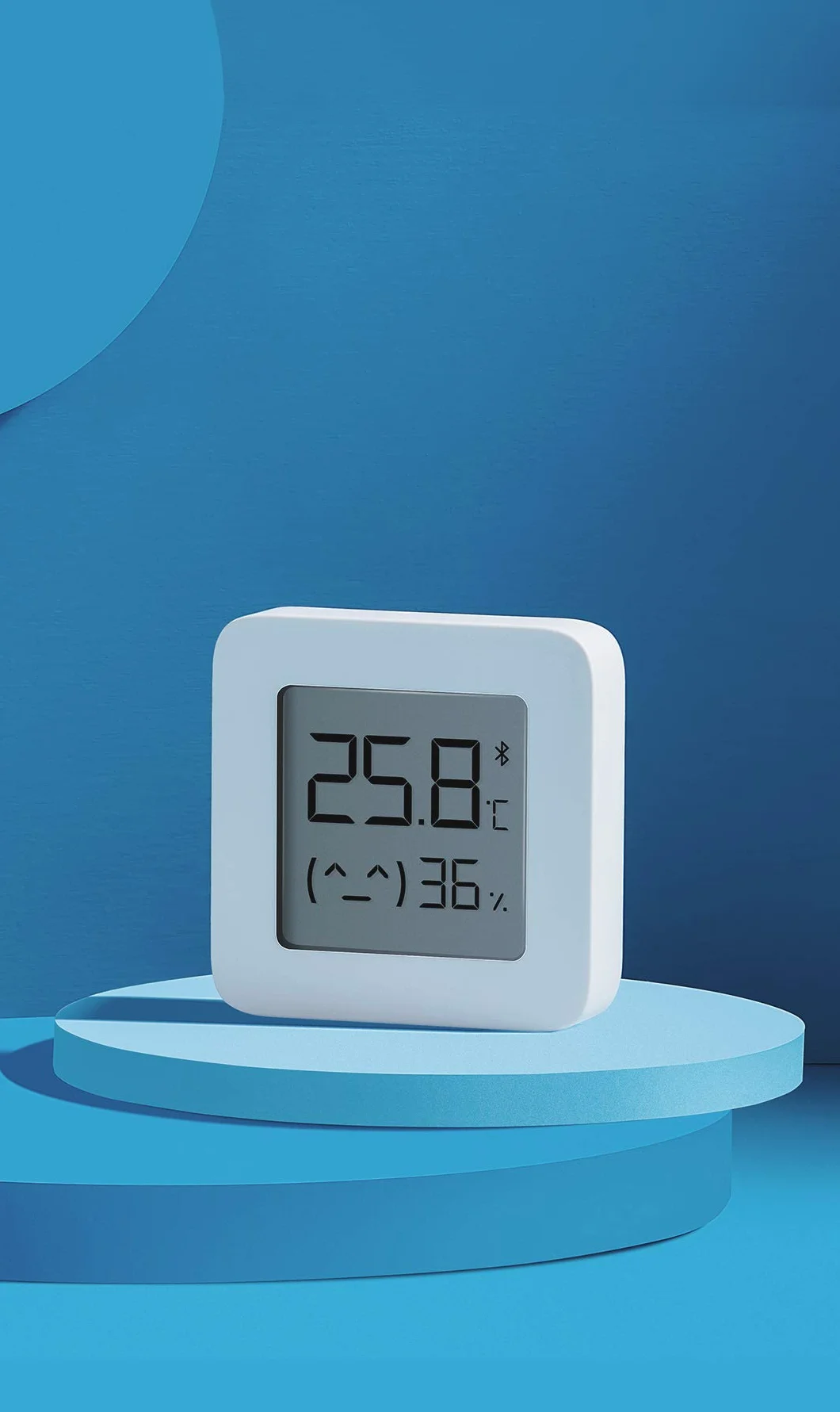 Xiaomi Mi Temperature and Humidity Monitor 2 moniteurs pour Le contrôle de la température et de l'humidité, Lot de 2 pièces, Blanc, Large