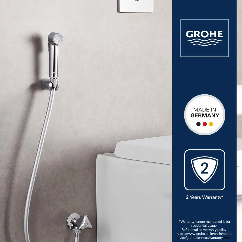 GROHE Tempesta-F Trigger Spray 30, Pommeau de Douche 1 jet avec Gâchette, Chromé, 27512001 (Import Allemagne)