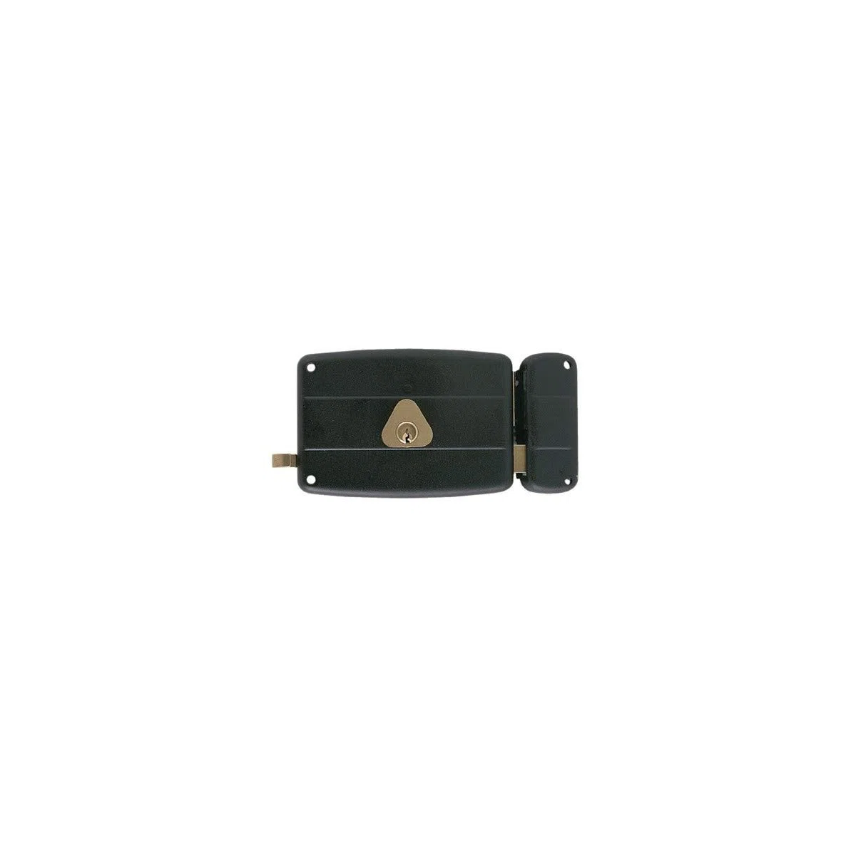 Serrure verrou applique horizontale à tirage