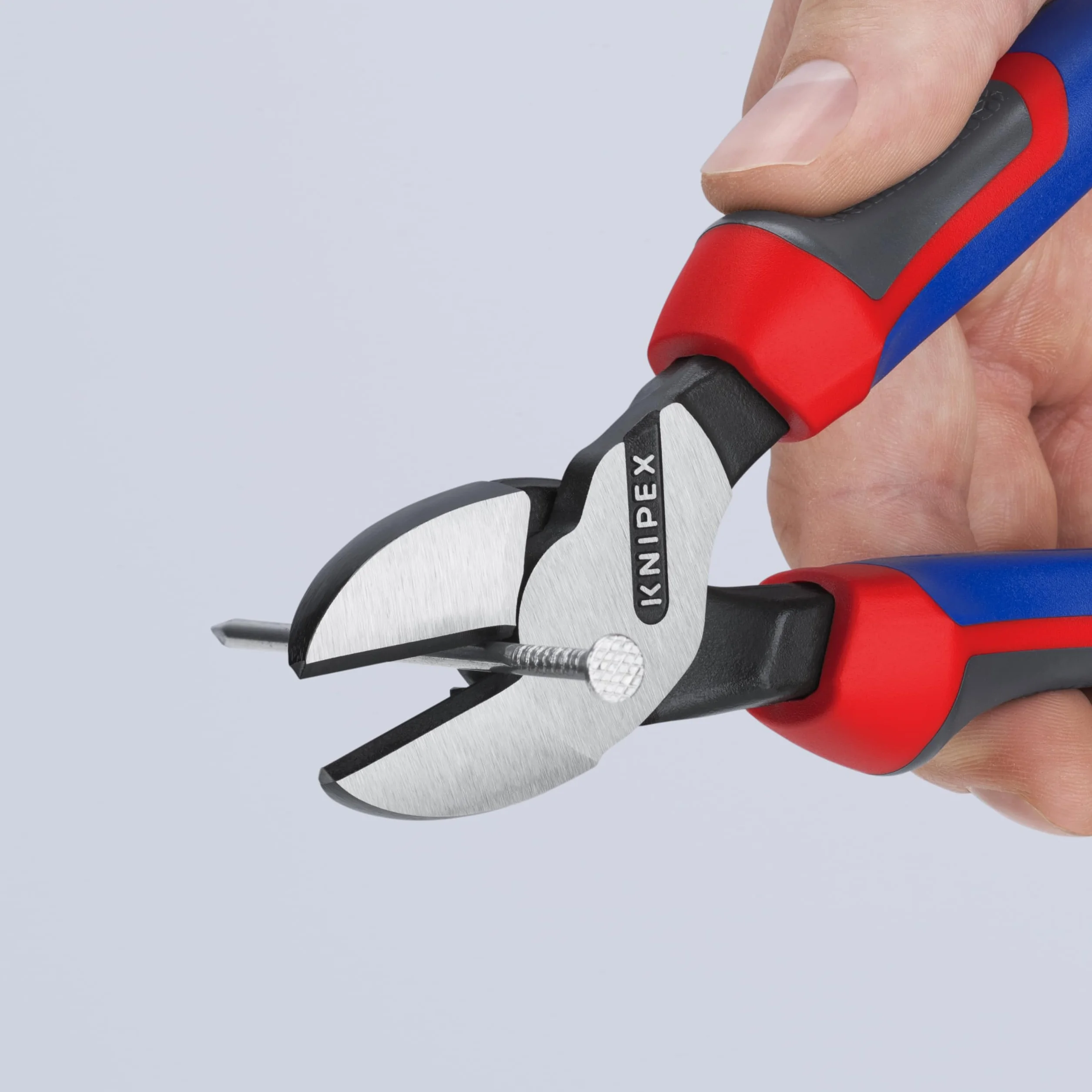 Knipex Pince coupante de côté à forte démultiplication avec poignées comfortables 200 mm, 74 02 200