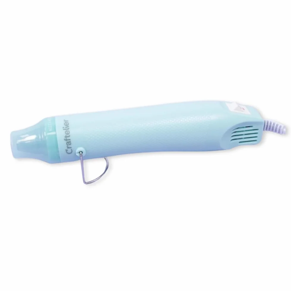 Craftelier - Pistolet à Air Chaud avec deux Réglages d'Intensité Pour le Scrapbooking, le Gaufrage et le Artisanat | Prise Européenne - Voltage: 220V - Puissance: 300W