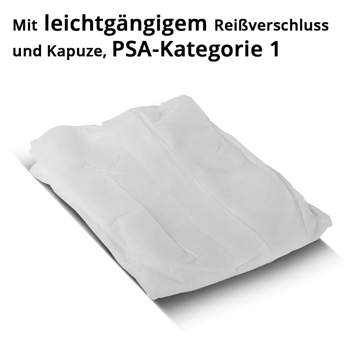 STAHLWERK Combinaison de Protection en Polypropylène | Lot de 6 Combinaisons Jetables XL avec Capuche et Fermeture Éclair pour Travaux de Peinture