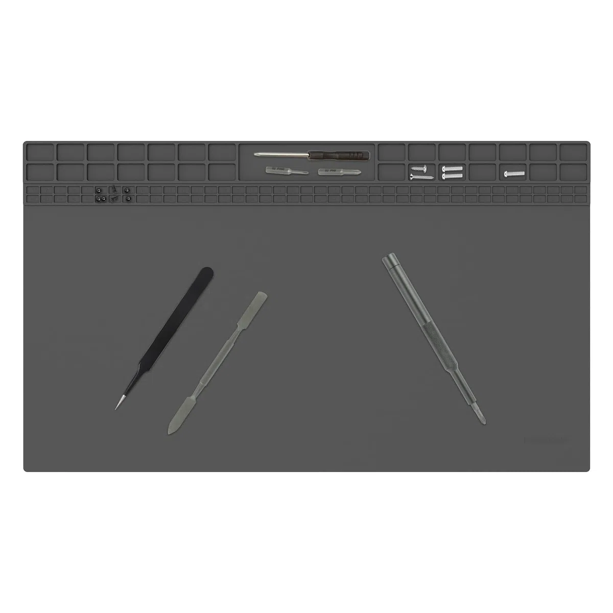 Tapis de soudage antistatique extra grand 60 x 35 cm en silicone robuste résistant à la chaleur idéal pour une large gamme de réparations électroniques