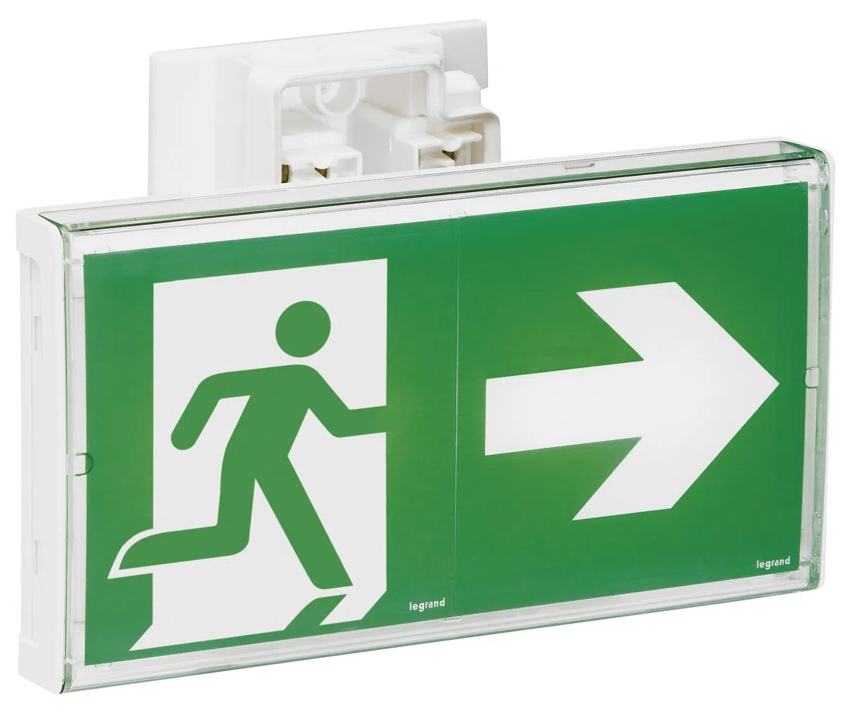 legrand - BAES d'évacuation saillie à LEDs - Sati connecté visibilité augmentée pour ERT & ERP - 45LM - 1H-ip43 ik07