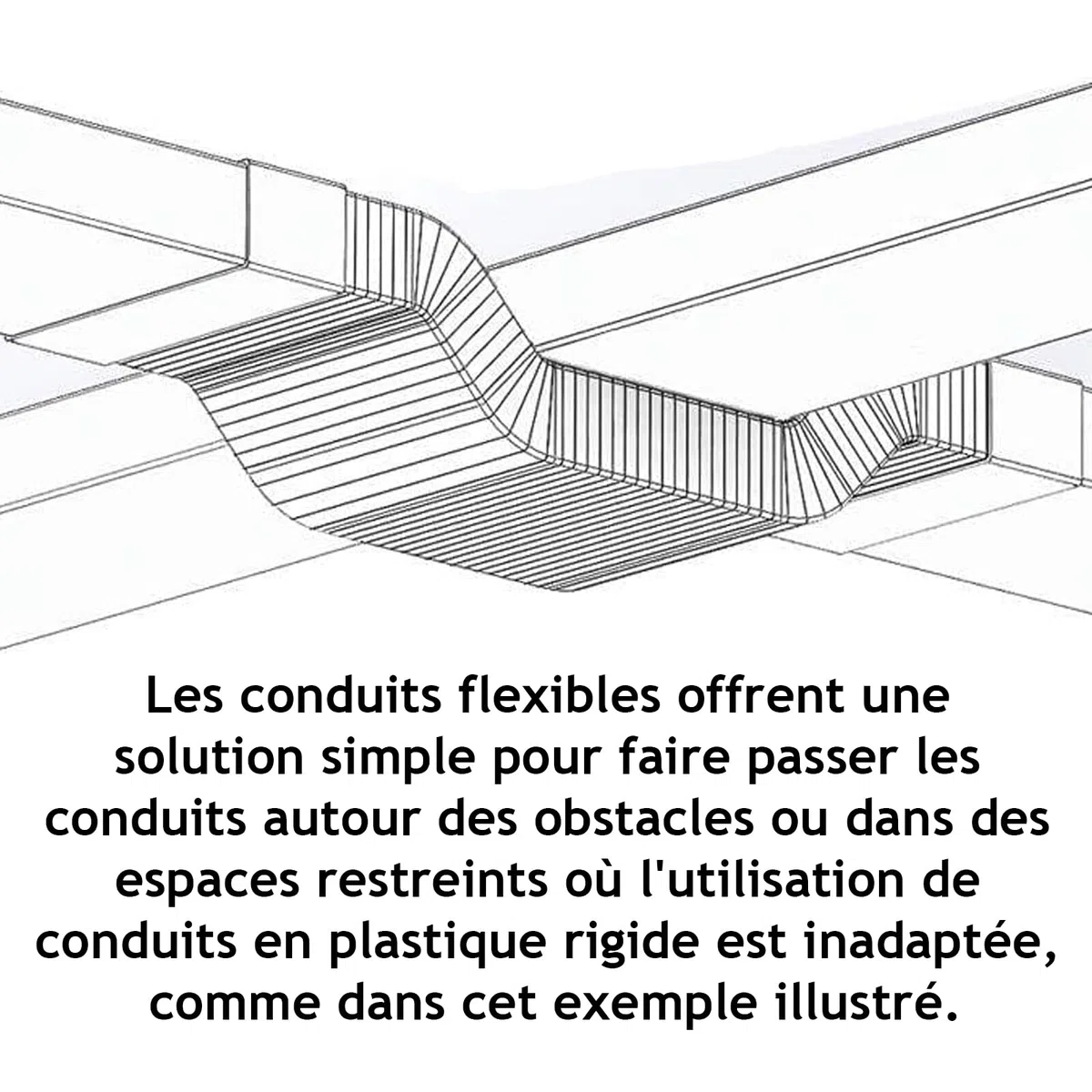 SPARES2GO Tuyau flexible rectangulaire en PVC pour ventilation et climatisation (220 mm x 90 mm, 3 mètres de longueur)