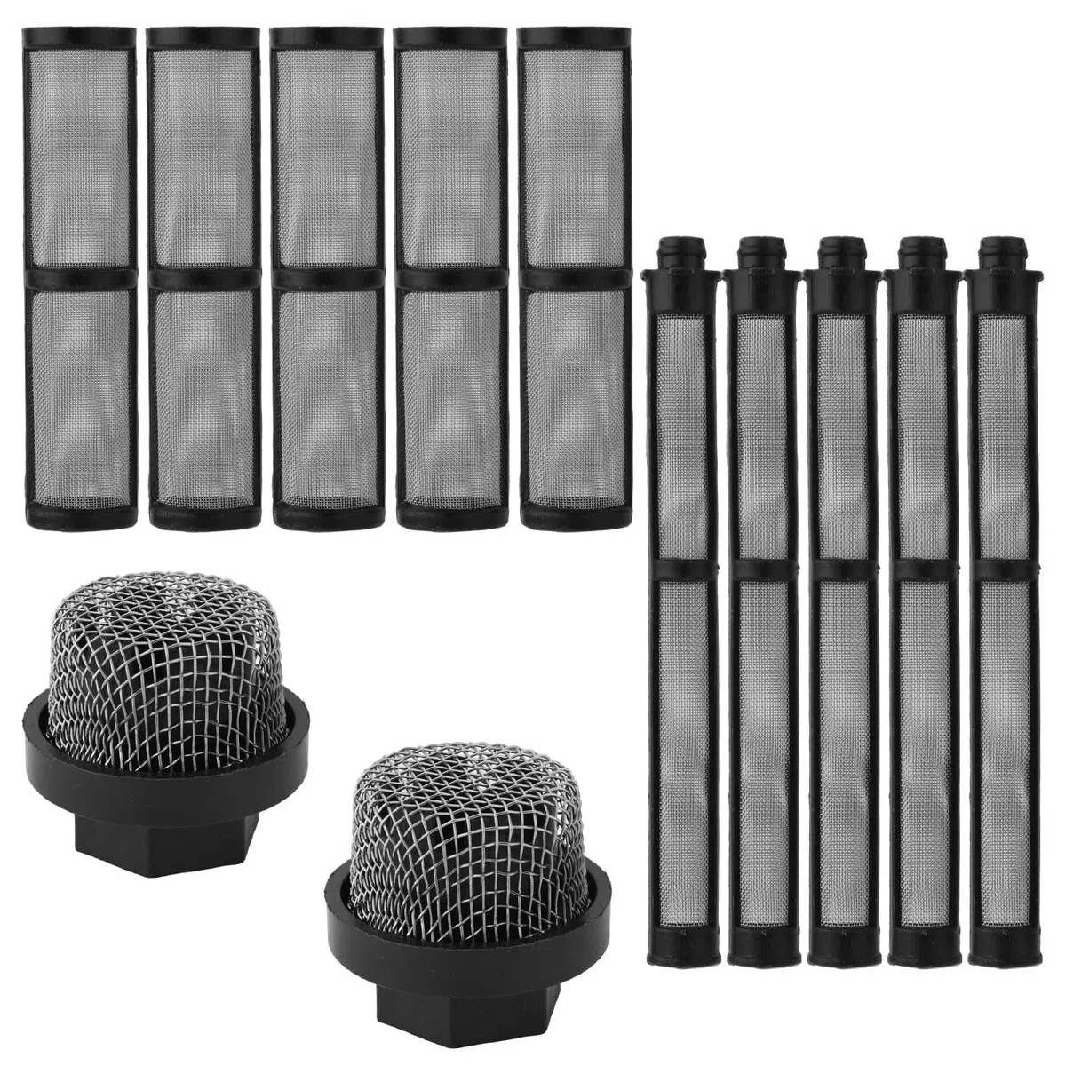 12pcs Filtres de Rechange 246385 287032 246384 pour Pistolet Pulvérisateur Graco 390 395 490 495 595 3400 - Filtre à Tube d'Aspiration, Écran de Pompe, Collecteur