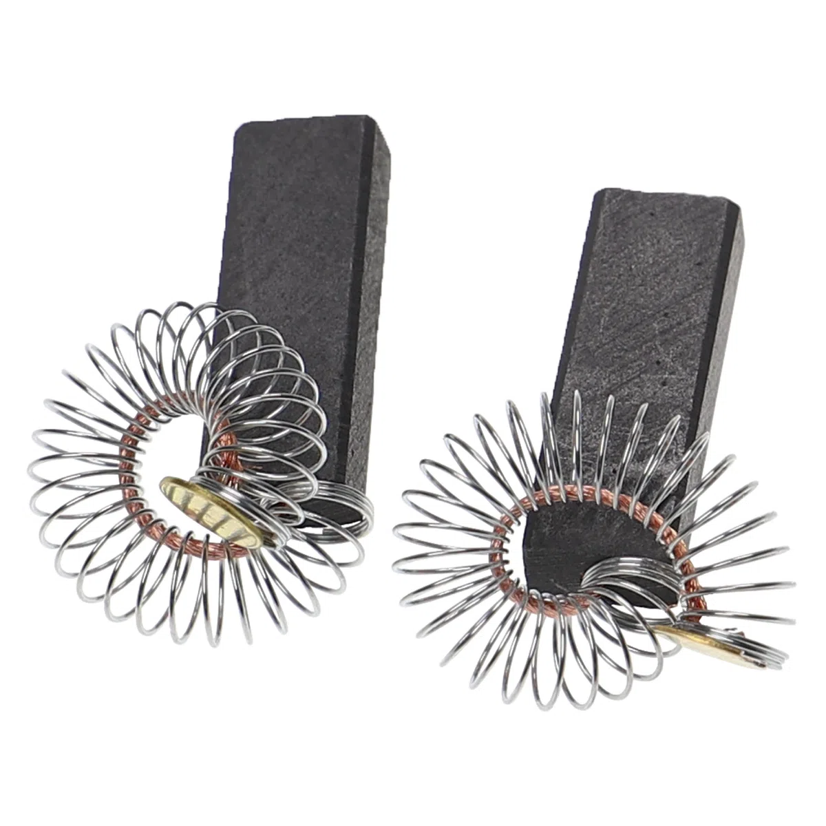 vhbw 2x balais charbon 28 x 9,8 x 6 mm compatible avec Spit D88E, D90 outil électrique, fraiseuse à rainure + ressort