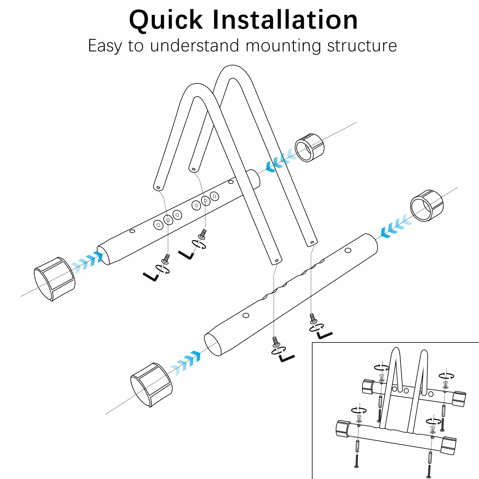 Support Vélo Sol, Wyxorn Diy Porte Vélo Ratelier Vélo En Acier avec Réglage De La Distance/Épissure Multibrin Sol&Mural Compatibilité, pour Vélos Légers/Vélo De Route/Vtt(1P)