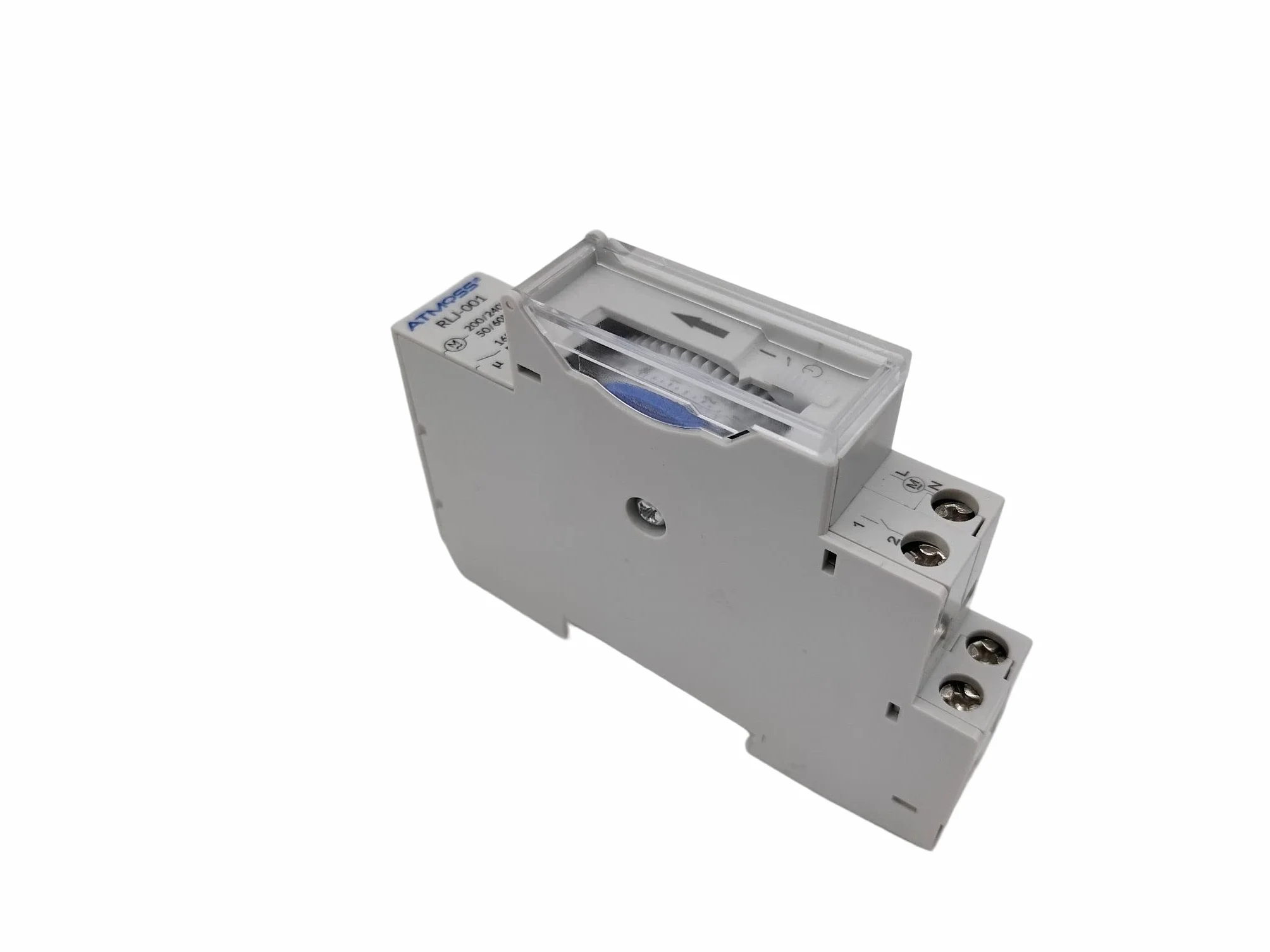 RASMACOR Minuterie journalier analogique avec réserve 100 Heures | Horloge horaire avec réserve 100 Heures | pour Rail DIN | 15 Minutes | Grand Pouvoir de Coupe 16 A/250 V | ATMOSS