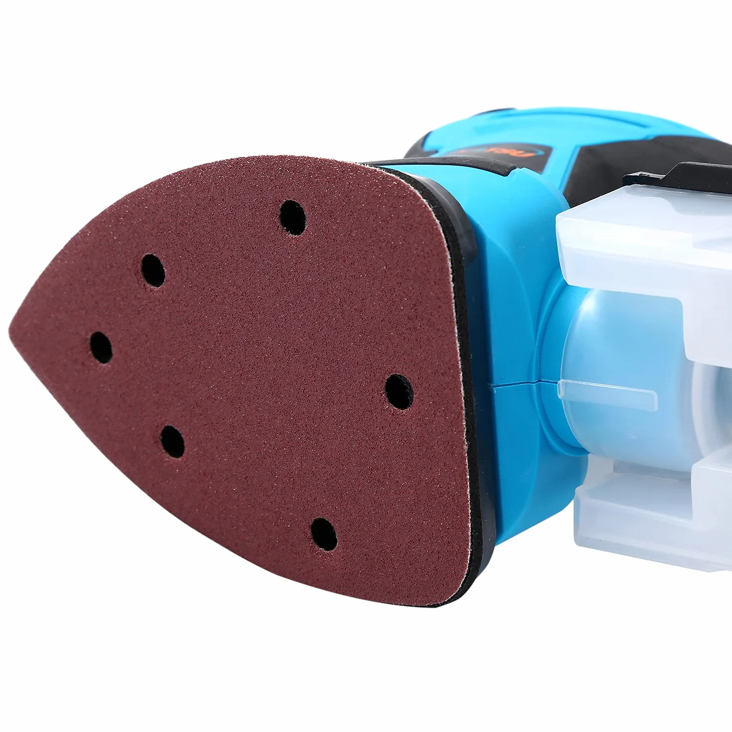 Ponceuse Vibrante 200W KATSU 15500RPM Ponceuse de Détail électrique avec Système de Dépoussiérage et 20 Pièces Papiers Abrasif, pour Le Ponçage, Le Polissage 100174