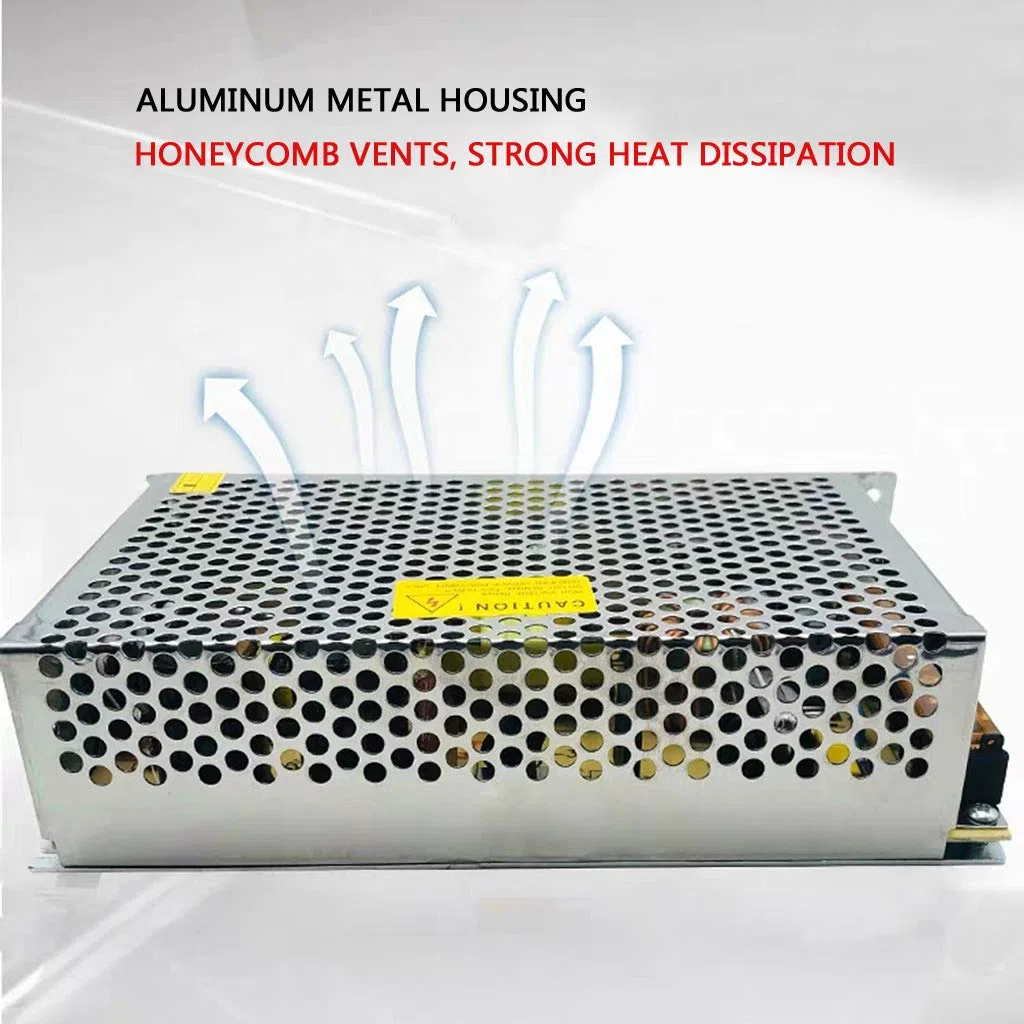 Alimentation 5V 20A 100W Transformateur AC 100-240V à DC 5V Convertisseur de Commutation pour Éclairage LED, Équipements Électroniques, Contrôle Industriel