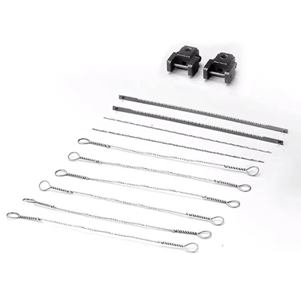 LOVIVER Supports de à chantourner pour en acier de précision, accessoires robustes, Ensemble de 4 Pièces