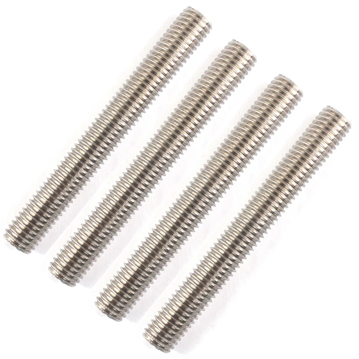 4 tiges de vis M12 x 150 en acier inoxydable entièrement filetées
