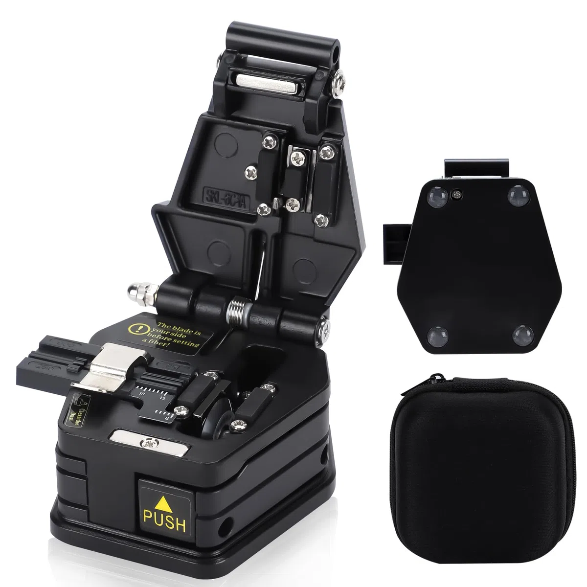 SKL-6C Couperet à fibre optique – Outil de coupe de câble de précision avec sac de transport pour une manipulation optimale de la fibre