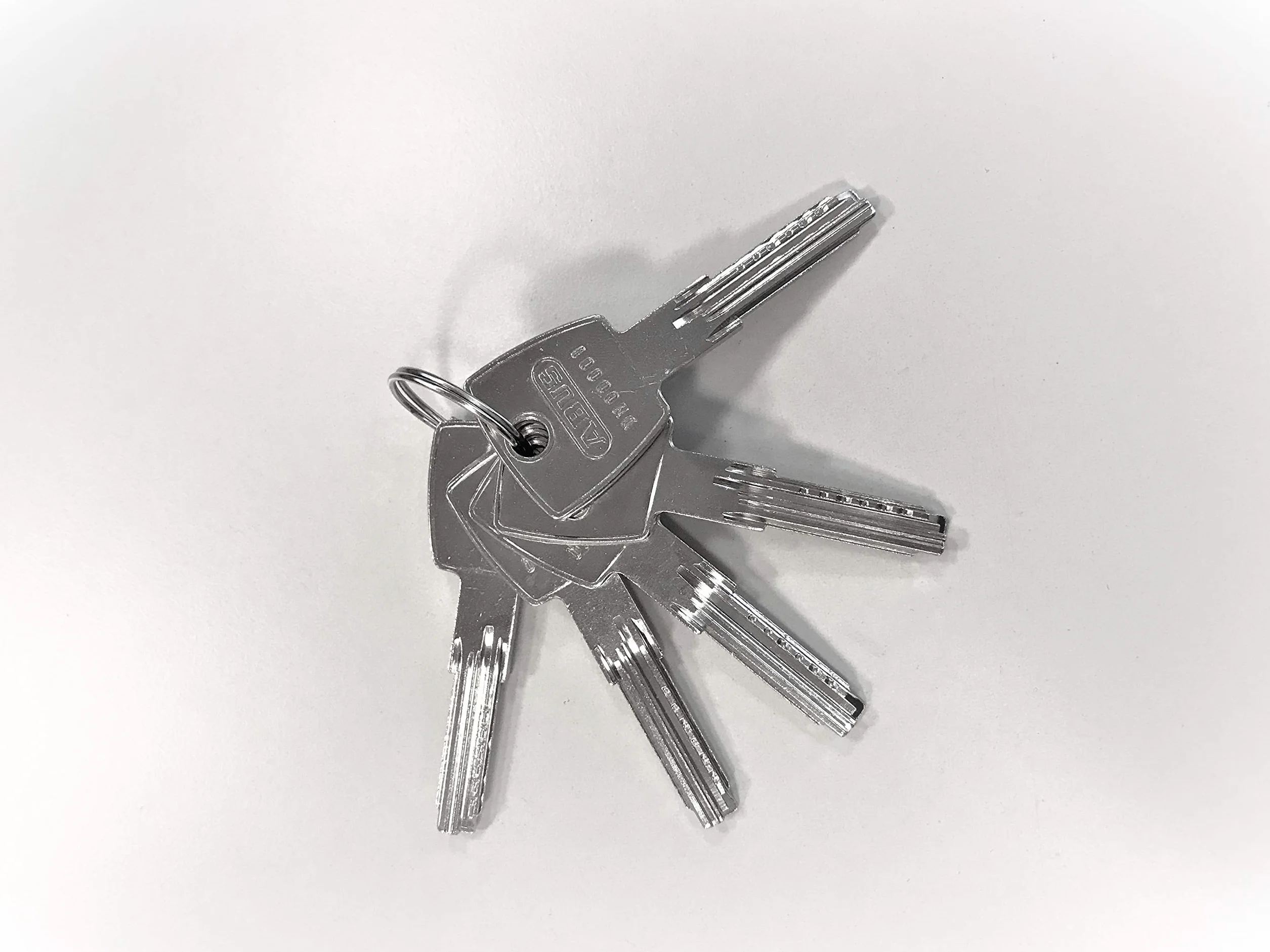 Abus Cylindre à bouton KD6PSN Z30/K40 mm Bkn, Nickelé 0072762