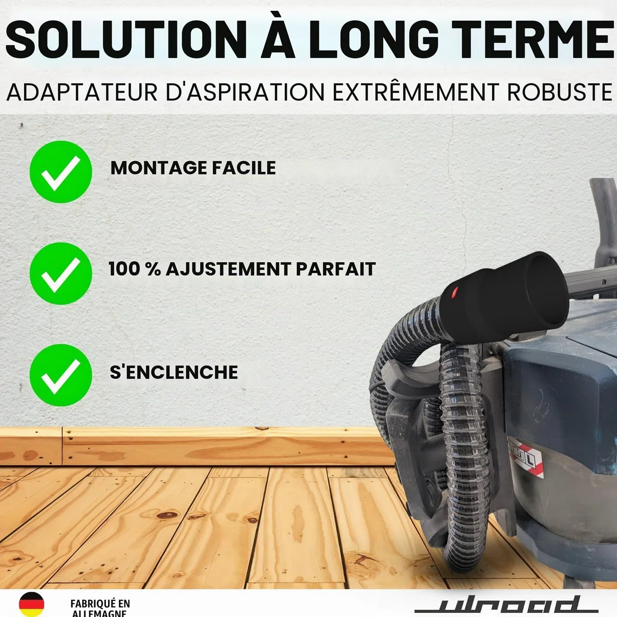Compatible avec Bosch Click and Clean - Adaptateur pour défonceuse Makita RT0700 RT0702 RT0700CX2J KATSU 101750 - Accessoire d'aspiration C35
