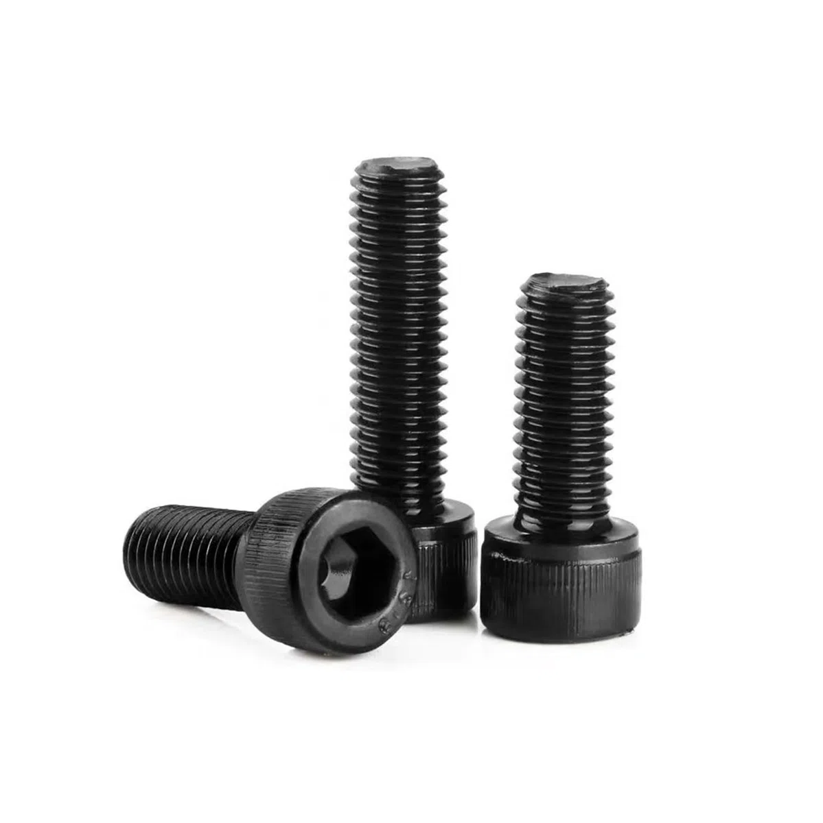 Vis à tête cylindrique à six pans creux boulon M7 M9 filetage fin DIN912 12.9 niveau acier(2PCS M9x1.25x25mm)