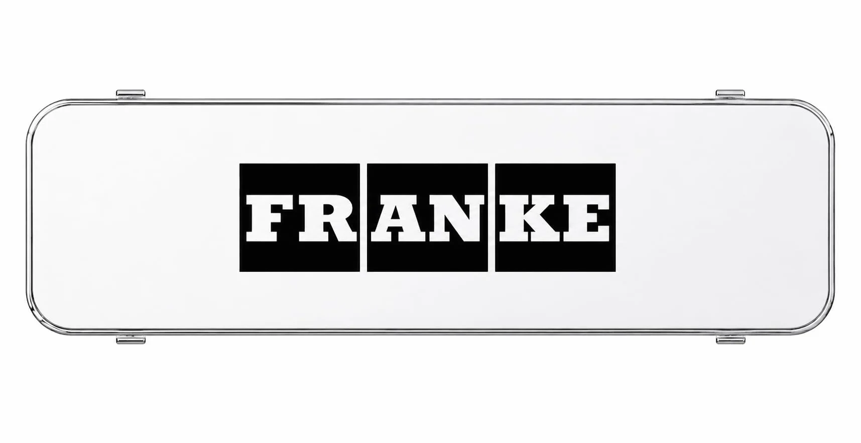 Franke Logo Plaque 133.0055.650 pour cachées trop-plein/überlaufblende