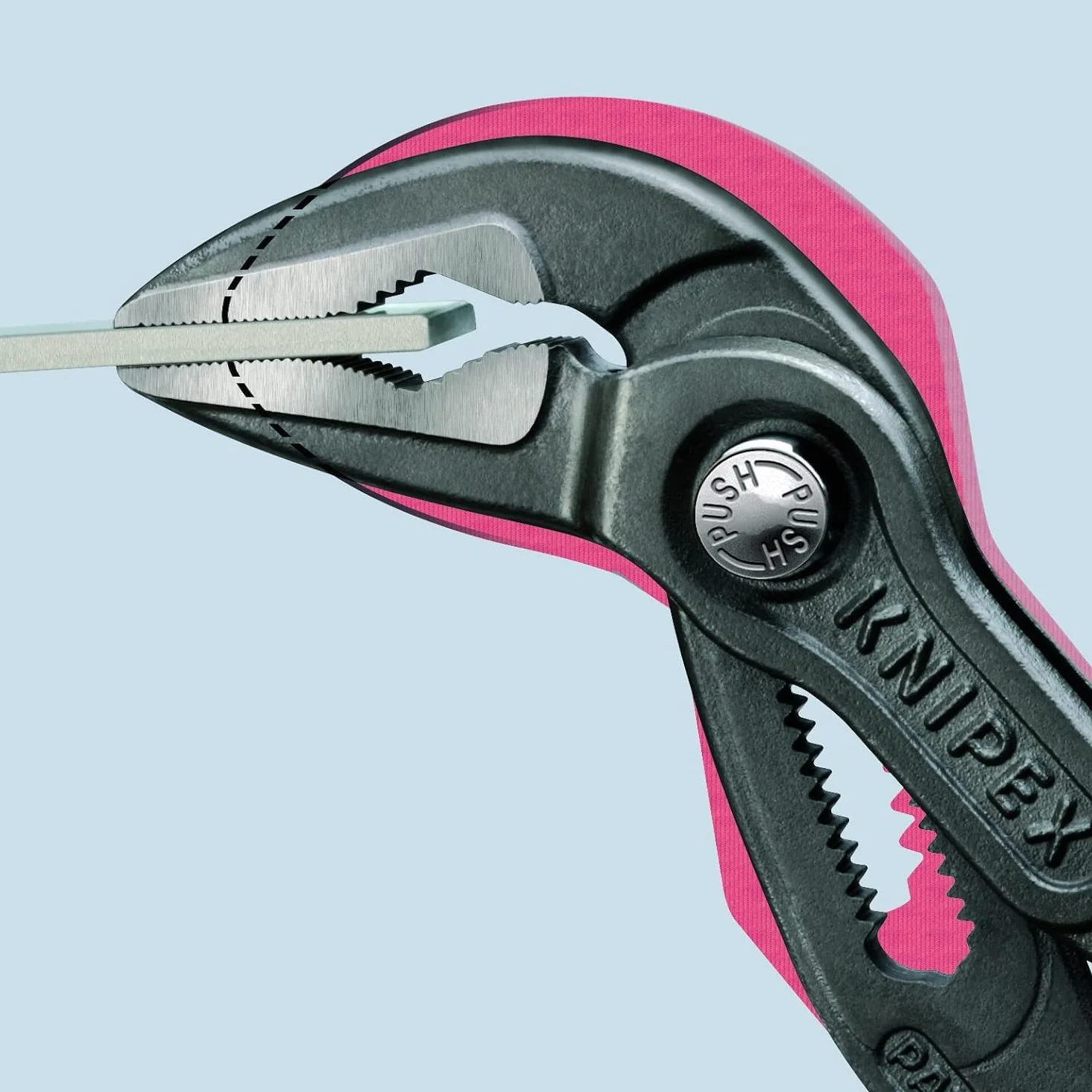 Knipex Cobra ES Pince multiprise ultra-effilée gaines PVC anti-dérapantes 250 mm, 87 51 250