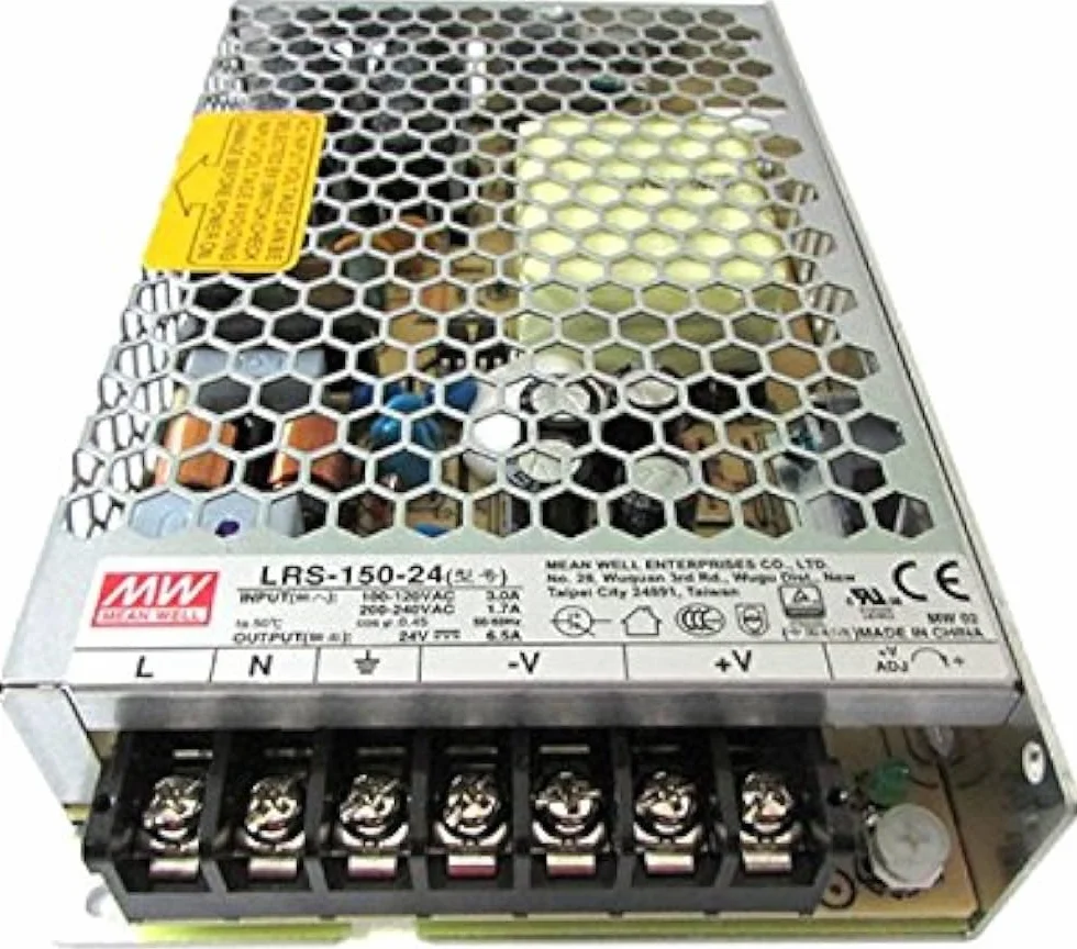 KingLed - MeanWell Alimentation LRS-150-24 Puissance max 156 W DC 24 V IP20 Transformateur Mean Well pour Led - COD. 1987