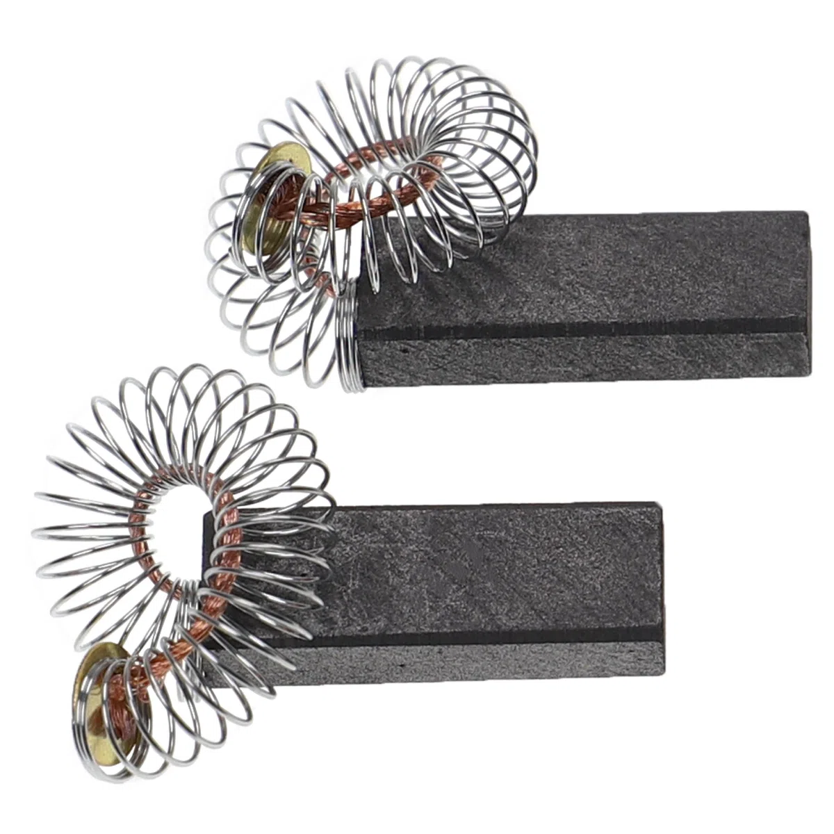 vhbw 2x balais charbon 28 x 9,8 x 6 mm compatible avec Spit D88E, D90 outil électrique, fraiseuse à rainure + ressort