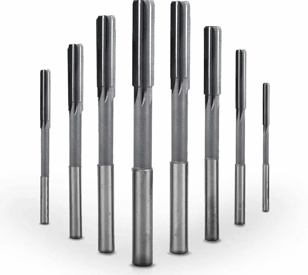 Alésoir de fraisage Alésoir de fraisage inclus 10pcs HSS H7 Alésoir à cannelures droites Coupeur de machine 3/4/5/6/7/8/9/10/11 / 12mm