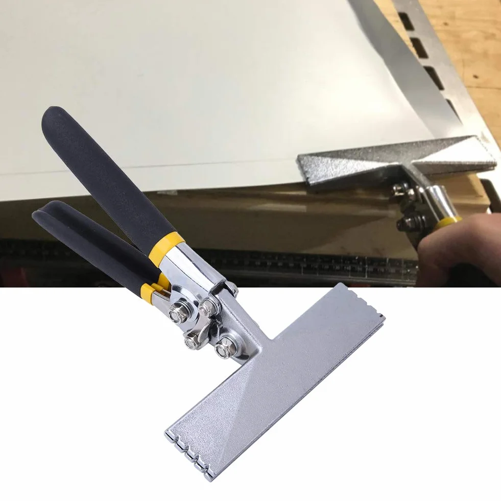 SANON Outils de Tôlerie Pince à Sertir Multifonctionnelle de 6 Pouces Outil de Cintrage à La Main pour Ancienne Plieuse Droite