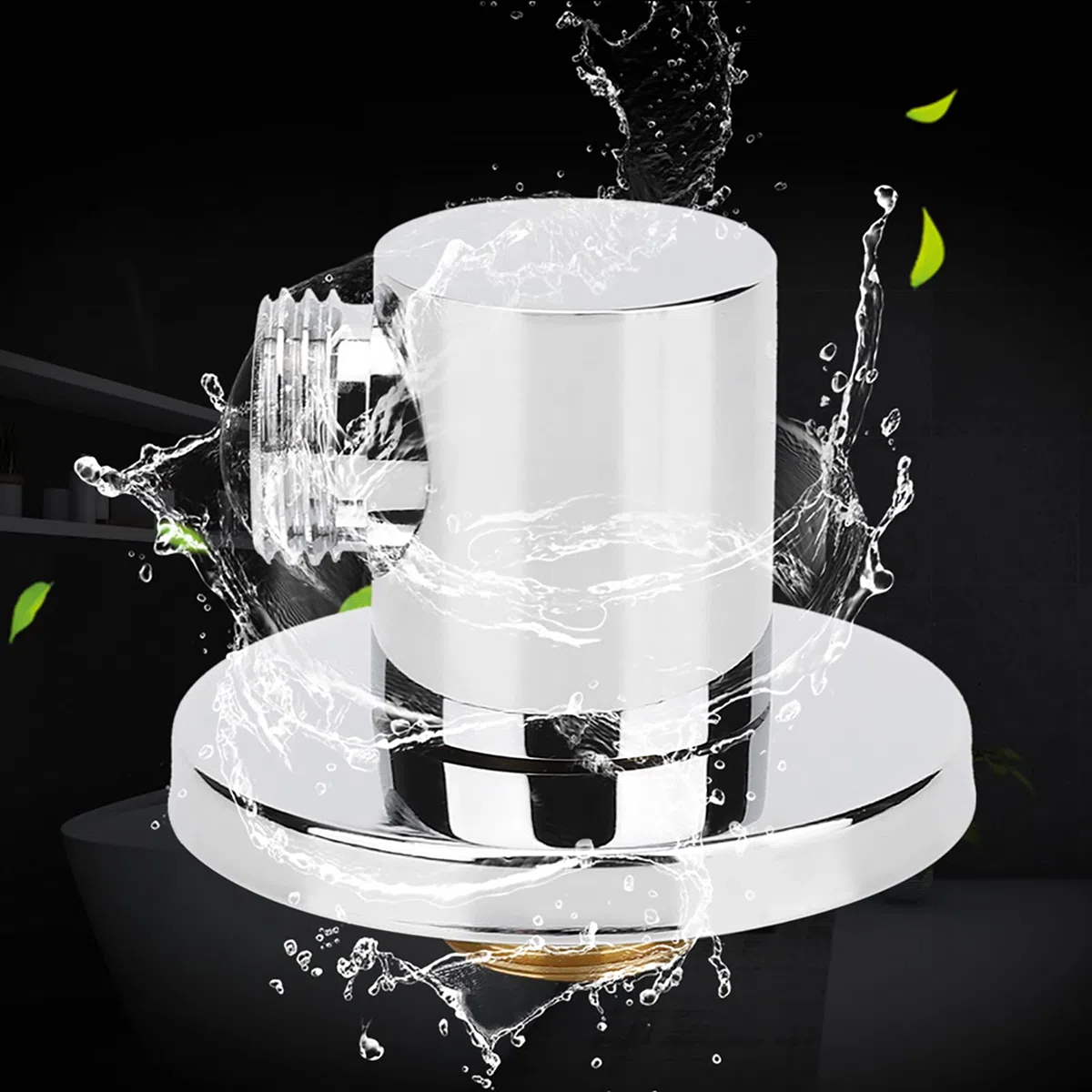 Connecteur de tuyau de douche G1/2in, coude d'alimentation murale sortie d'eau murale en laiton pour douche à main