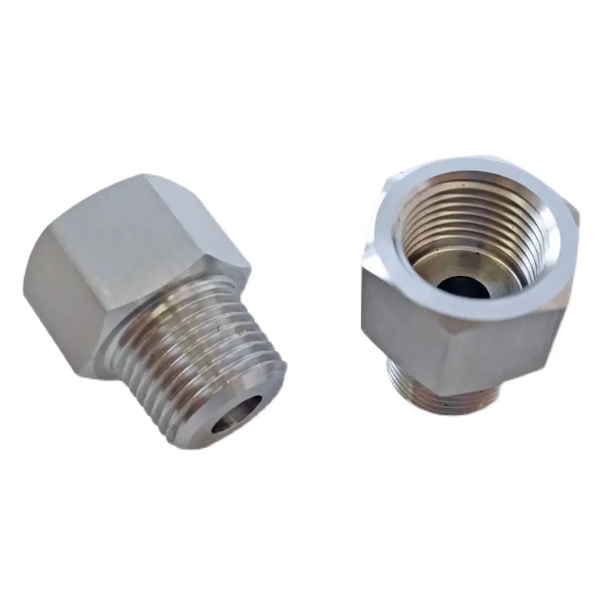 Raccord réducteur femelle M10 x 1 mm vers mâle NPT 1/4" for tuyau, manomètre haute pression