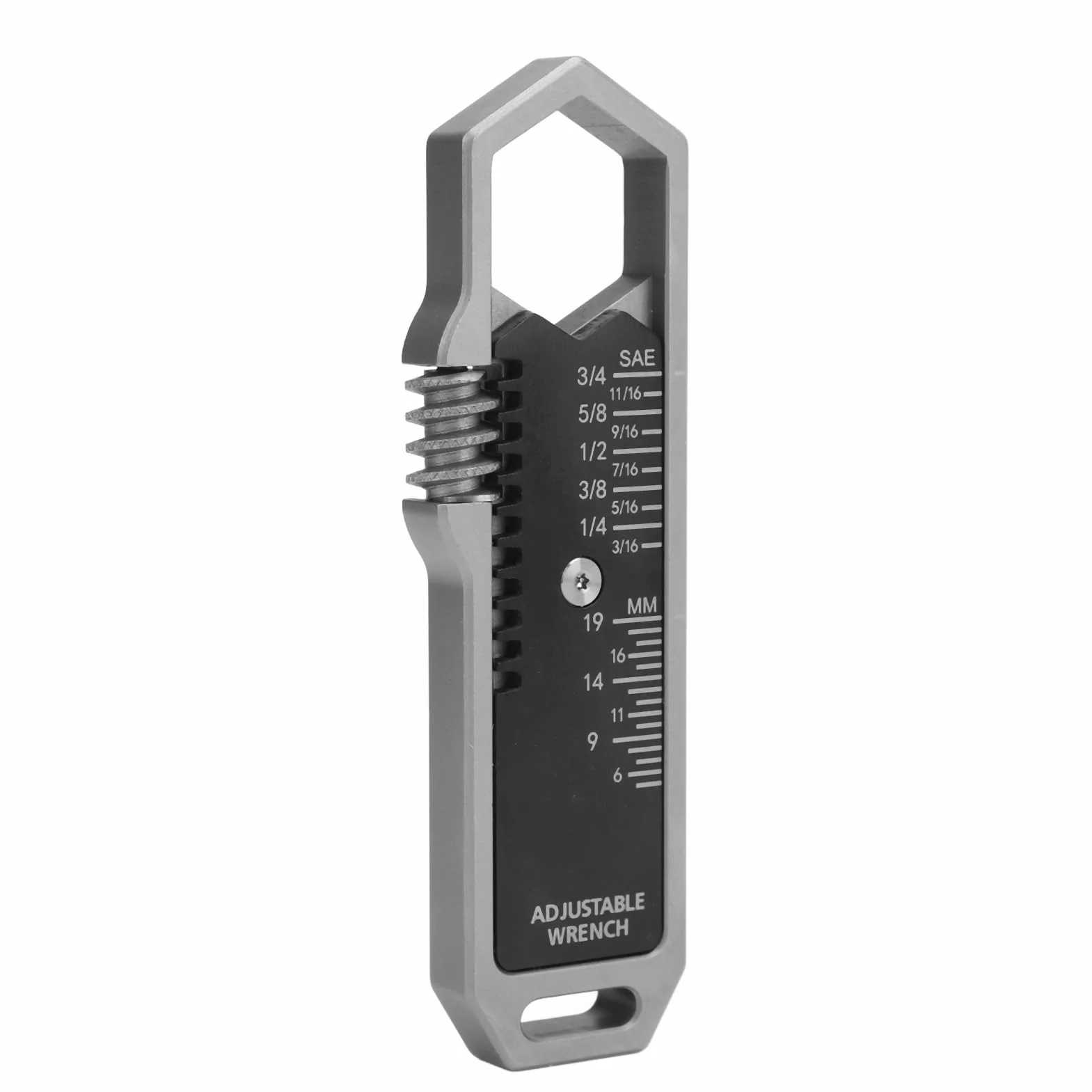 YWBL-WH EDC Treer Réglable Small Multitool Wrench Nail Epuller Keychain Tool for Woodworking Garage