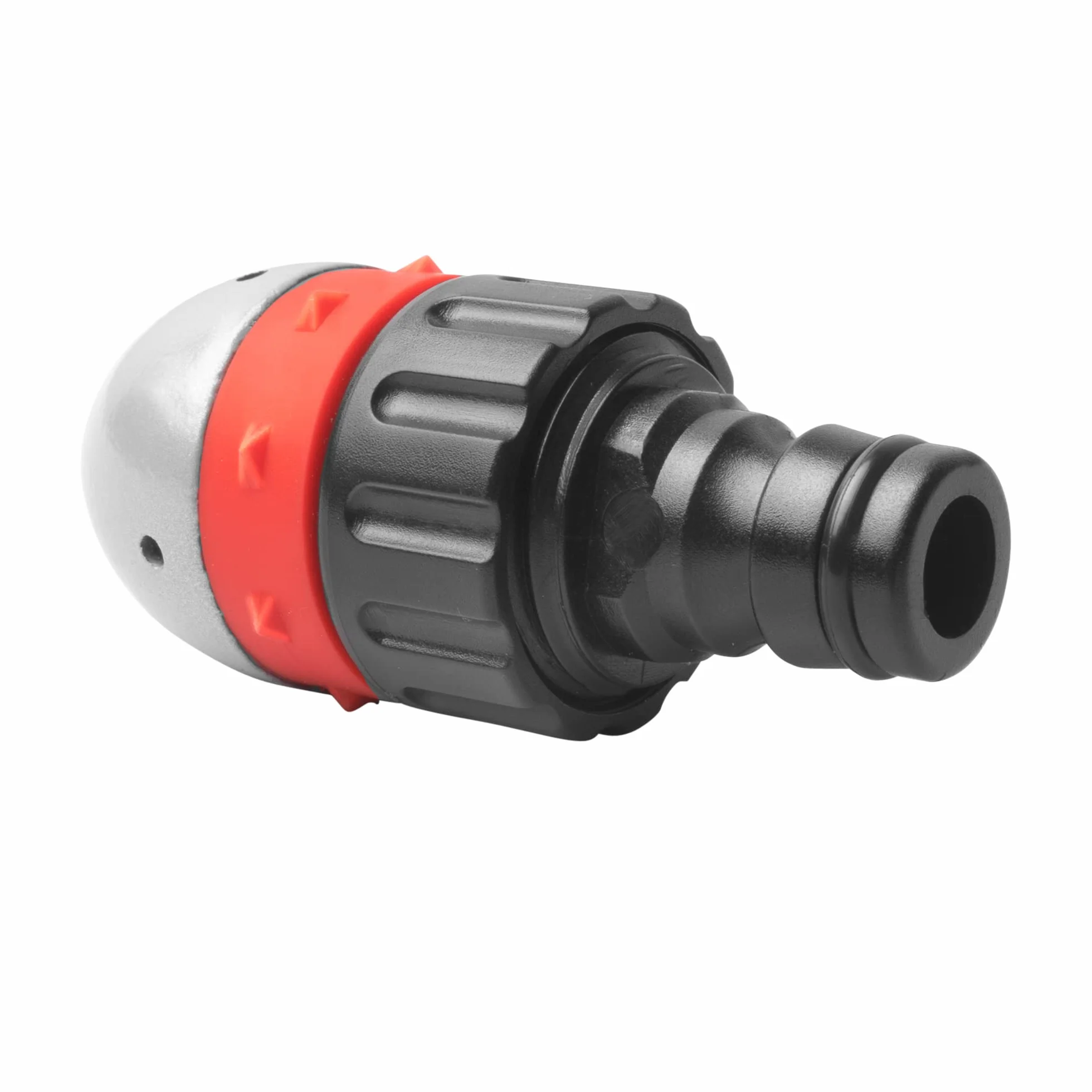 UPP Buse de débouchage I Buse de nettoyage I Avec raccord pour tuyau d'arrosage I Tête Haute Pression Déboucheur à eau I Débouche canalisation, toilettes, gouttières I Dimensions : 7,2 x 3 cm