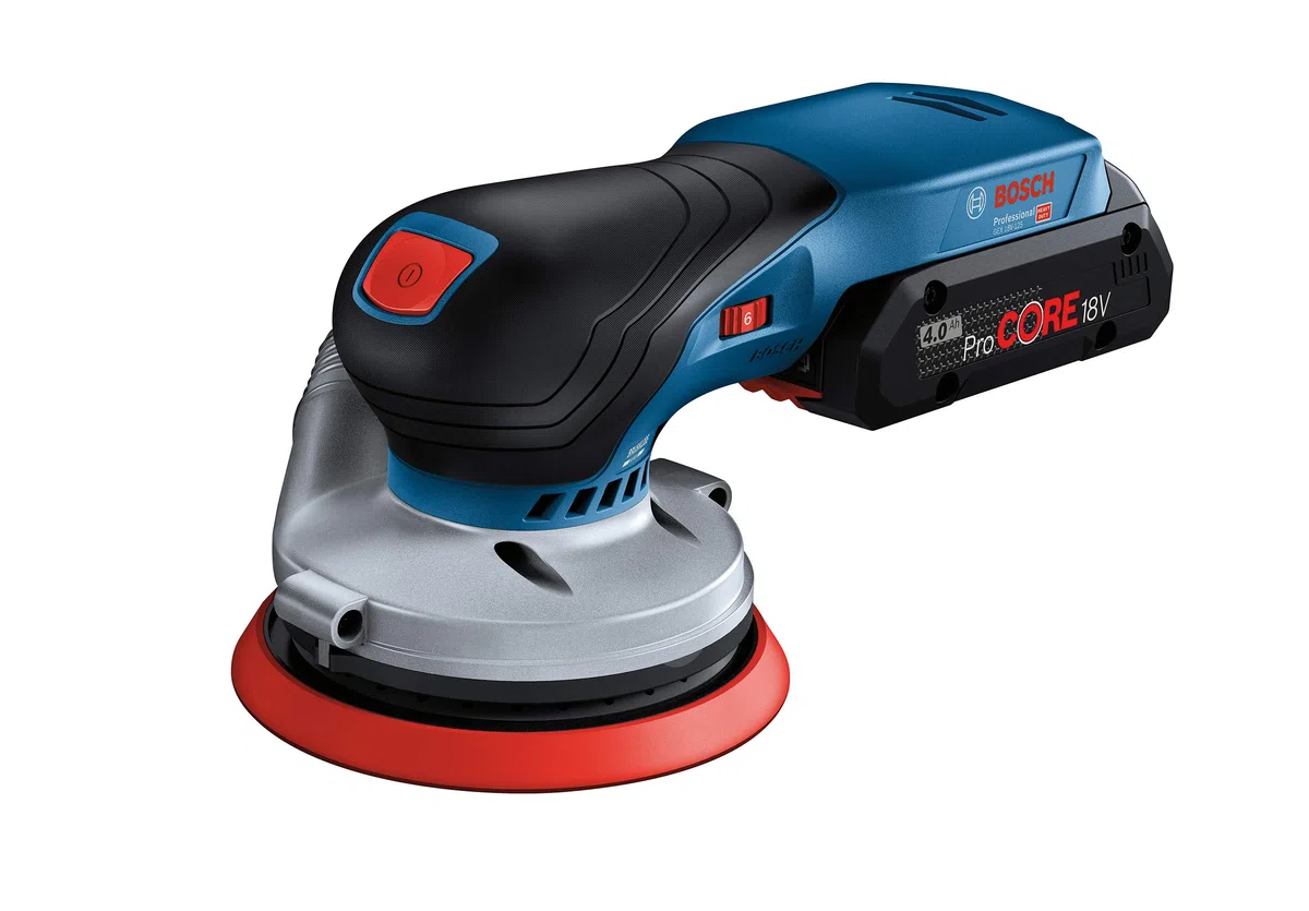Bosch Accessories Éponge de ponçage medium (pour GEX 12 V-125 & GEX 18 V-125, Ø 125 mm, accessoires ponceuses excentriques)