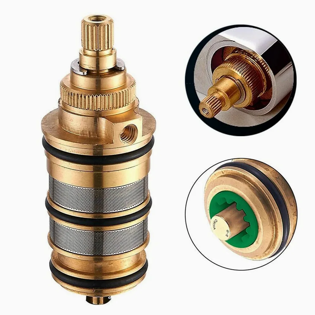 DAZZLEEX Kit de réparation de cartouche de douche thermostatique en laiton